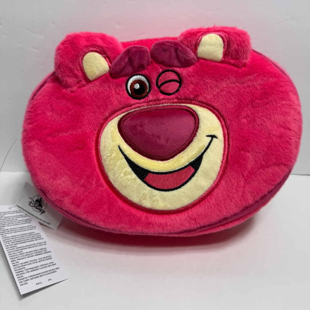 NWT Disney Toy Story 3 Lotso Plush Hip Pack, fanny pack or belt bag.